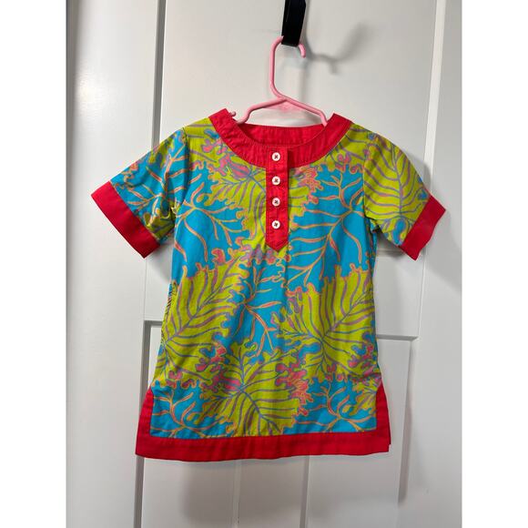 Lilly Pulitzer Jubilee Girls Tropical Swimsuit Cover-Up Dress Multicolor‎ Size 2 - Picture 1 of 10